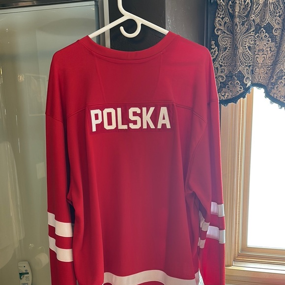 Red Polska Hockey Jersey - Picture 2 of 2